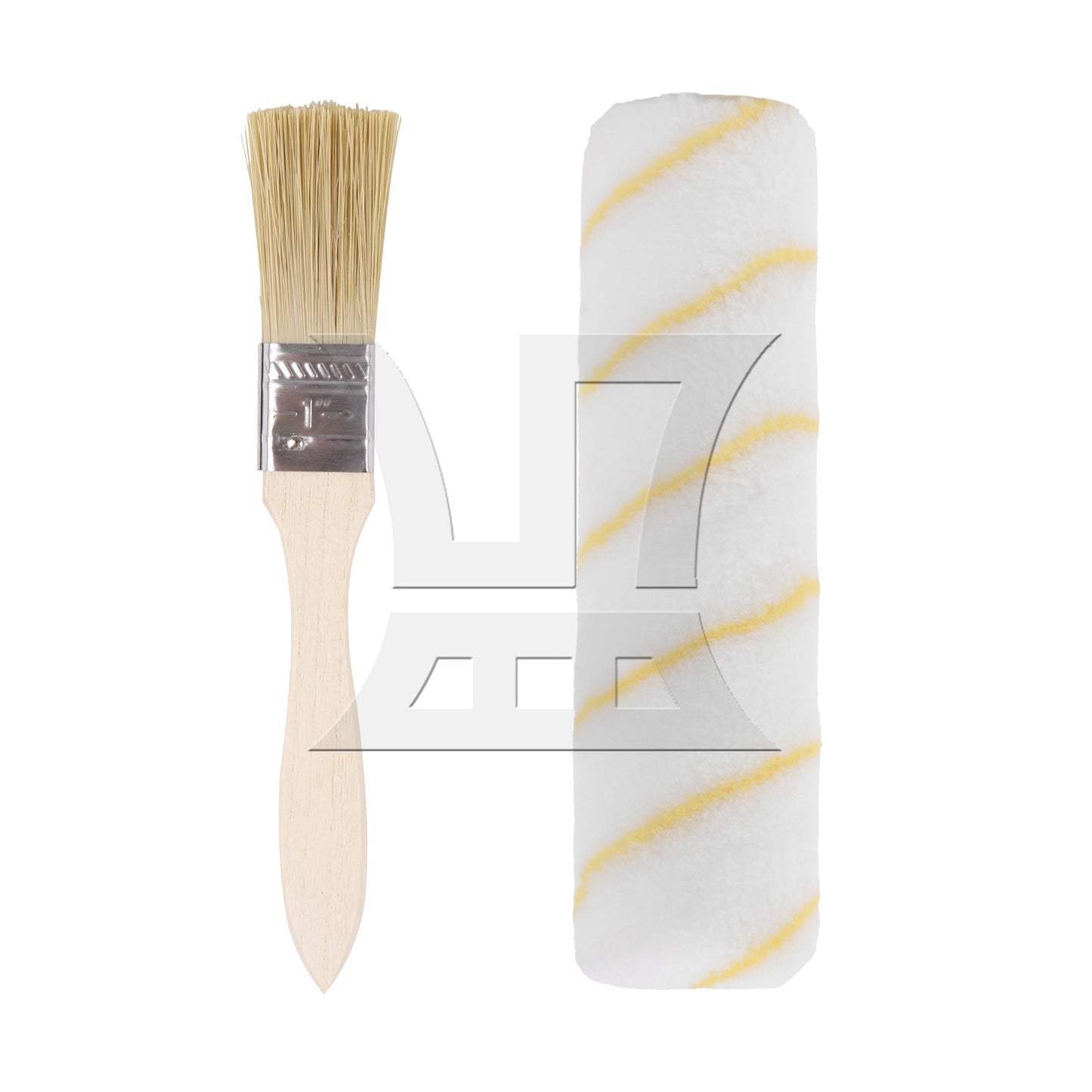 BQLZR Chip Paint Brush w/ Thickened Wood Handle for Home Decoration 1"