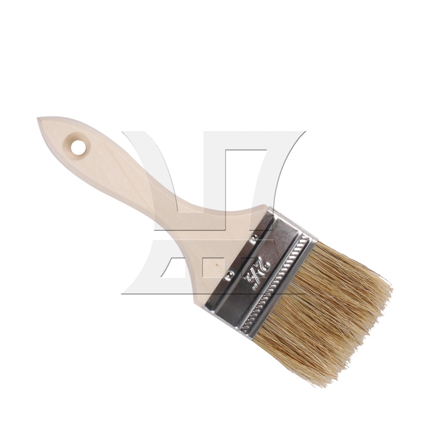 BQLZR 2 Pieces Paint Brush with Lengthen Wooden Handle 2.5" & 9" Roller Cover Set