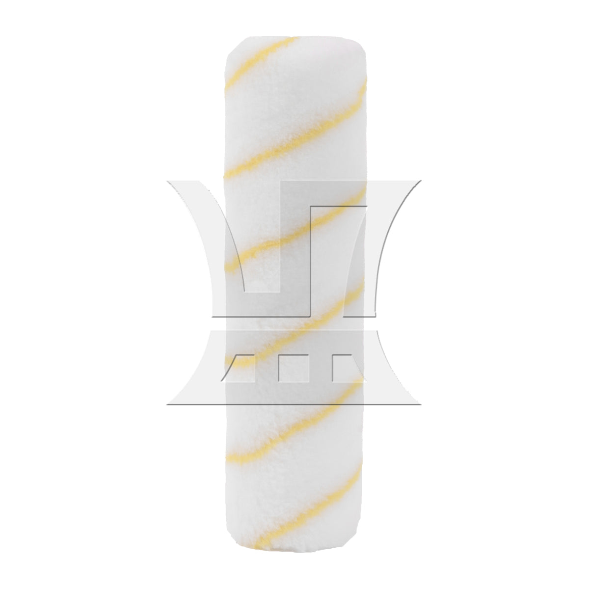 BQLZR Flat Paint Brush with Yellow Plastic Handle 2" & 9 Inch Roller Cover