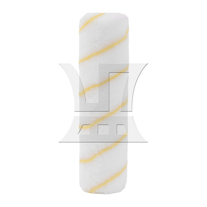 BQLZR Flat Paint Brush with Yellow Plastic Handle 2" & 9 Inch Roller Cover