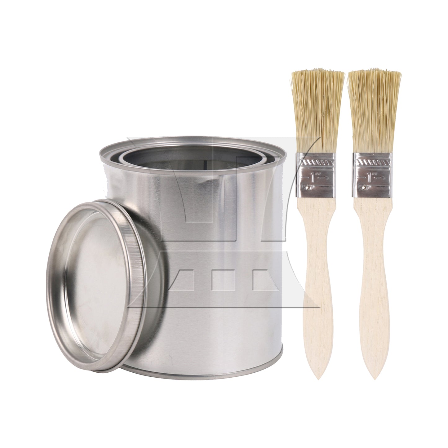 BQLZR Chip Paint Brush w/ Thickened Wood Handle for Home Decoration 1"