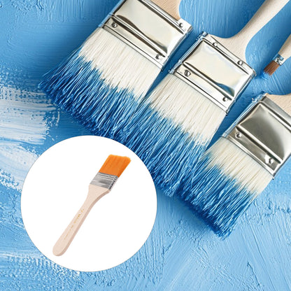 BQLZR 3 Pieces Nylon Bristles Painting Brush for Home 1.85" w/ 2 Pint Unlined Can