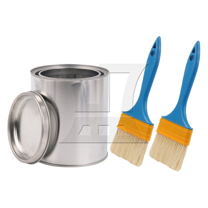 BQLZR Painting Brush for Cabinet Home Improvement w/ Blue Plastic Handle 3"