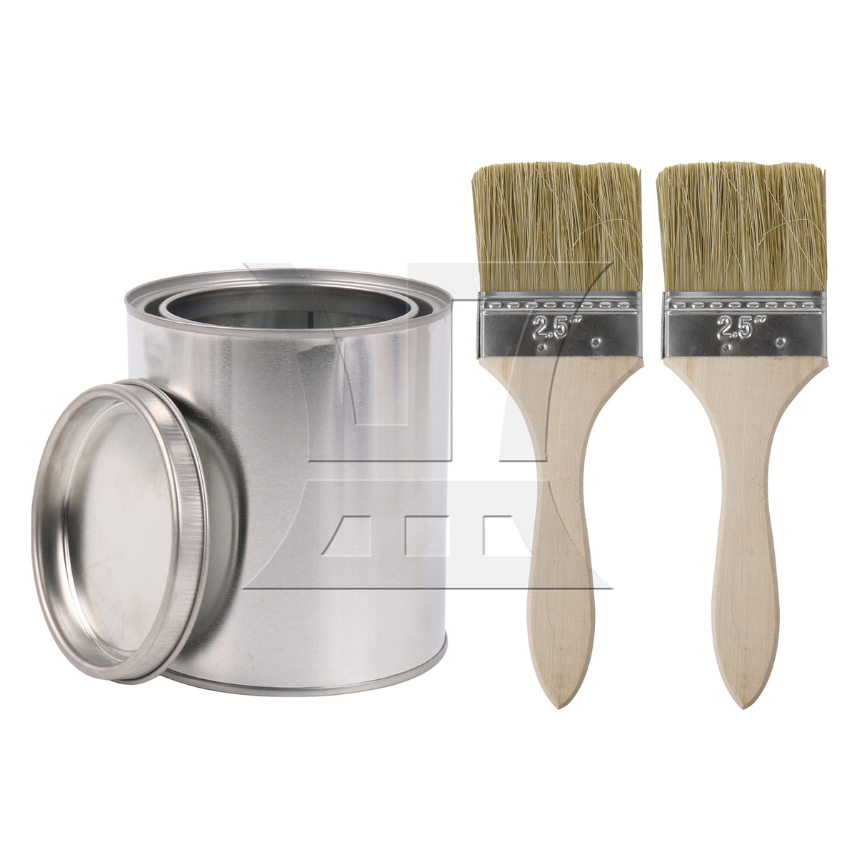 BQLZR Chip Paint Brush with Wooden Handle 2.5" Soft Craft Brushes for DIY