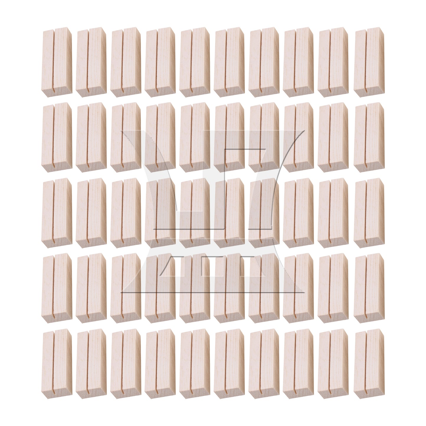 BQLZR Wooden Table Number Stand for Sign Card Display 2.75" x 1.06" x 0.71"