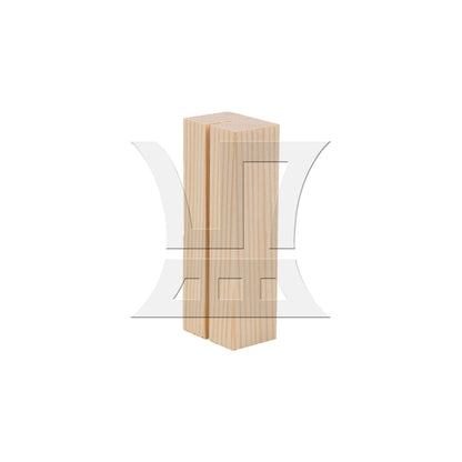 BQLZR Wooden Table Number Stand for Sign Card Display 2.75" x 1.06" x 0.71"