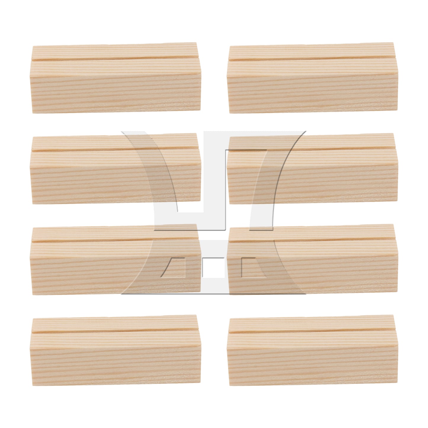 BQLZR Wooden Table Number Stand for Sign Card Display 2.75" x 1.06" x 0.71"
