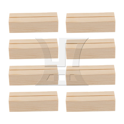BQLZR Wooden Table Number Stand for Sign Card Display 2.75" x 1.06" x 0.71"