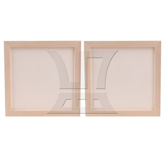 BQLZR Solid Wood Photo Picture Frame 8"x8" for Wall Hanging and Tabletop