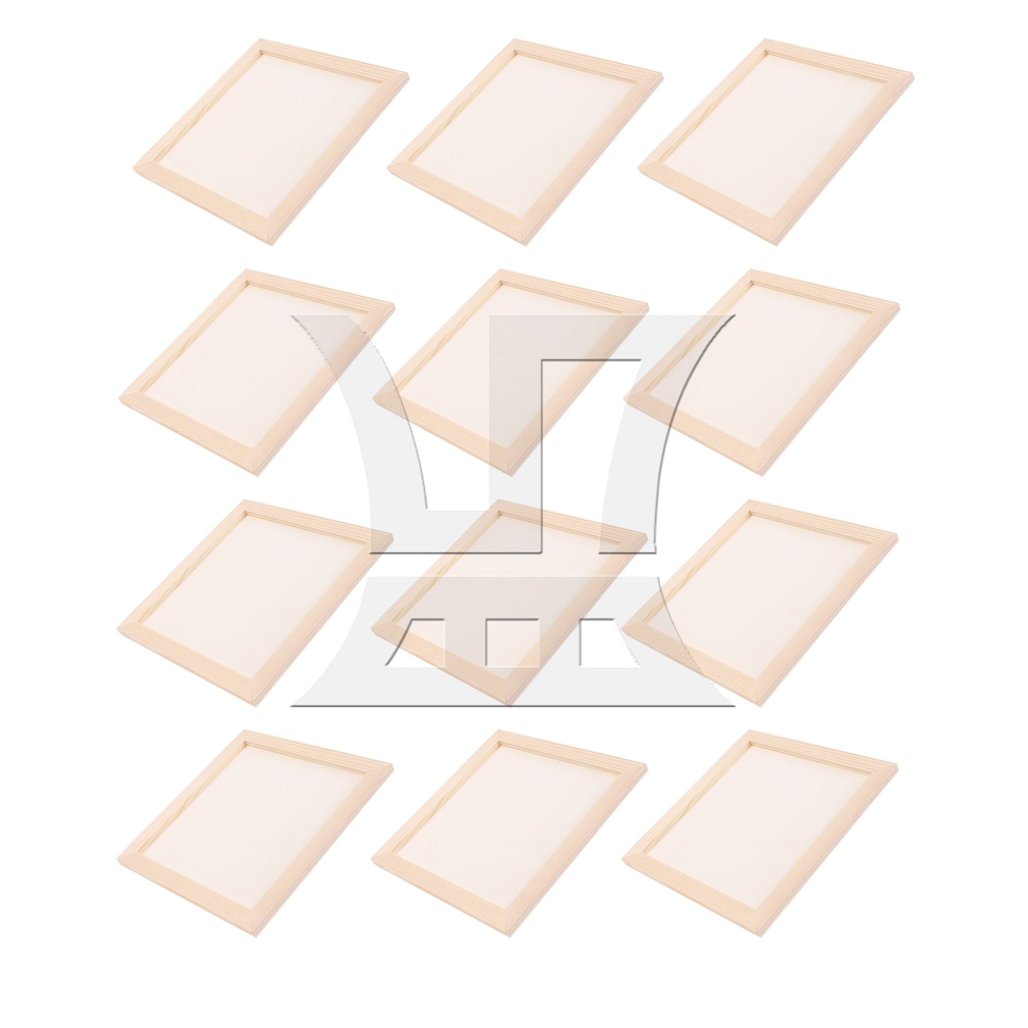 BQLZR Solid Wood Photo Picture Frame 8"x8" for Wall Hanging and Tabletop