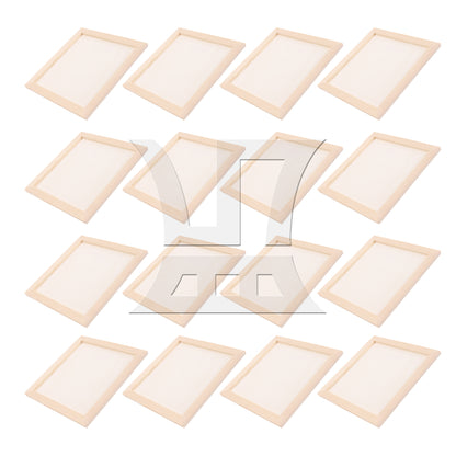 BQLZR Solid Wood Photo Picture Frame 8"x8" for Wall Hanging and Tabletop