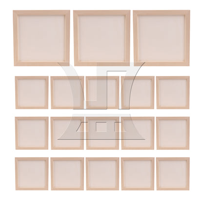 BQLZR Solid Wood Photo Picture Frame 8"x8" for Wall Hanging and Tabletop
