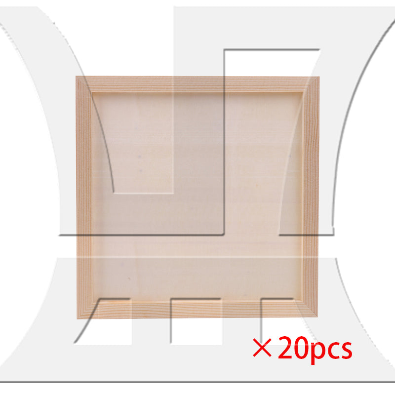 BQLZR Solid Wood Photo Picture Frame 8"x8" for Wall Hanging and Tabletop