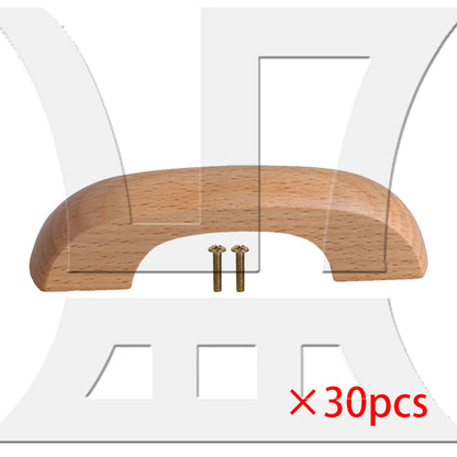 BQLZR Wood Furniture Pull Closet Drawer Knob 2.52inch Hole Spacing for Door Window