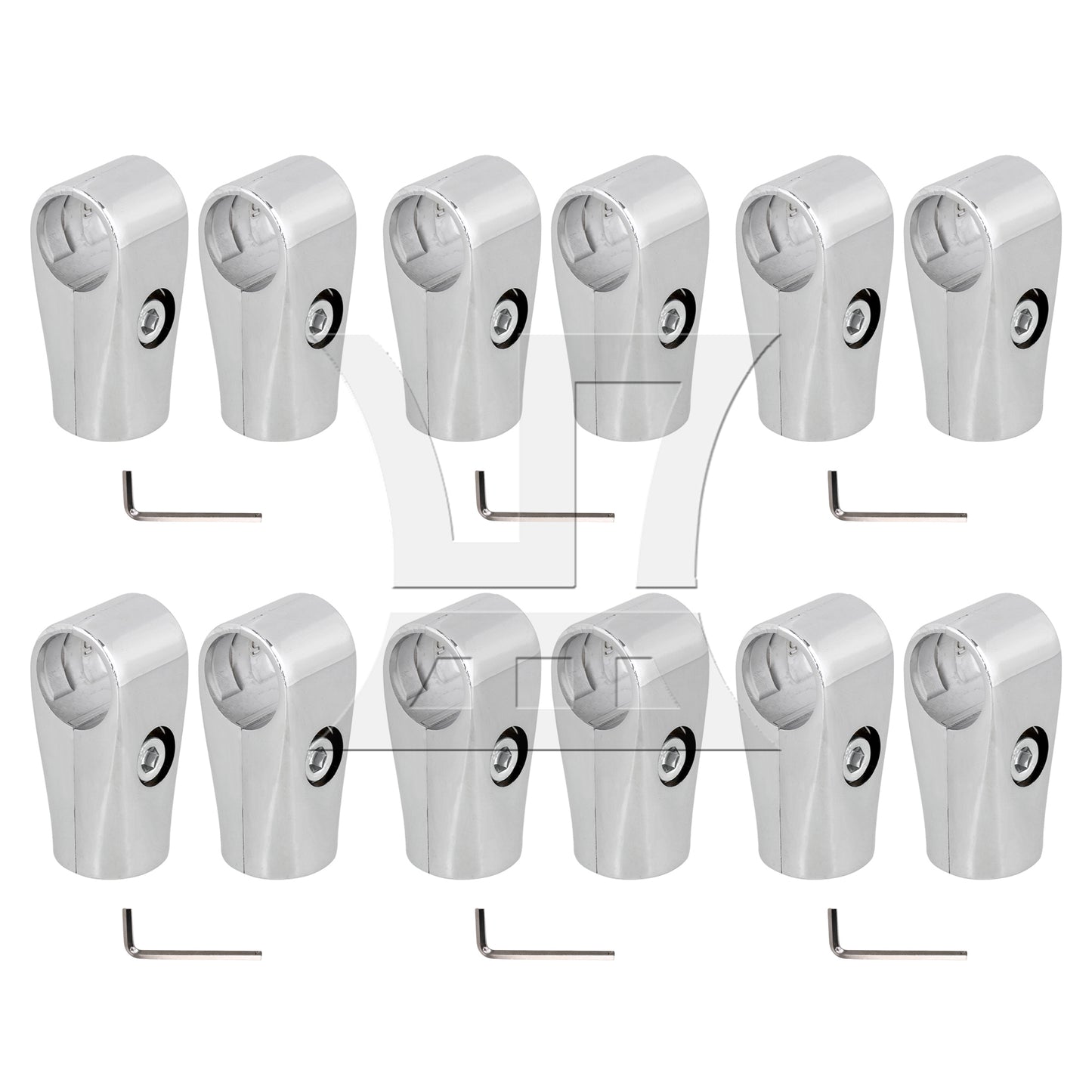 BQLZR  Metal Drying Rack Pipe Fittings Two-way Connector 0.98inch Silver