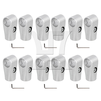 BQLZR  Metal Drying Rack Pipe Fittings Two-way Connector 0.98inch Silver