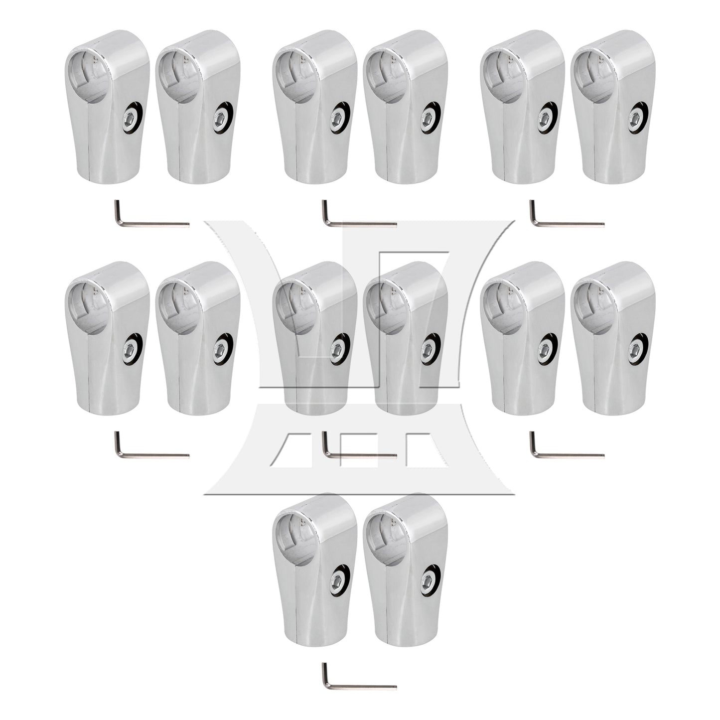 BQLZR  Metal Drying Rack Pipe Fittings Two-way Connector 0.98inch Silver