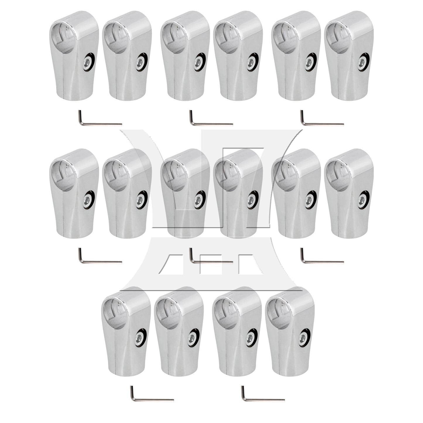 BQLZR  Metal Drying Rack Pipe Fittings Two-way Connector 0.98inch Silver