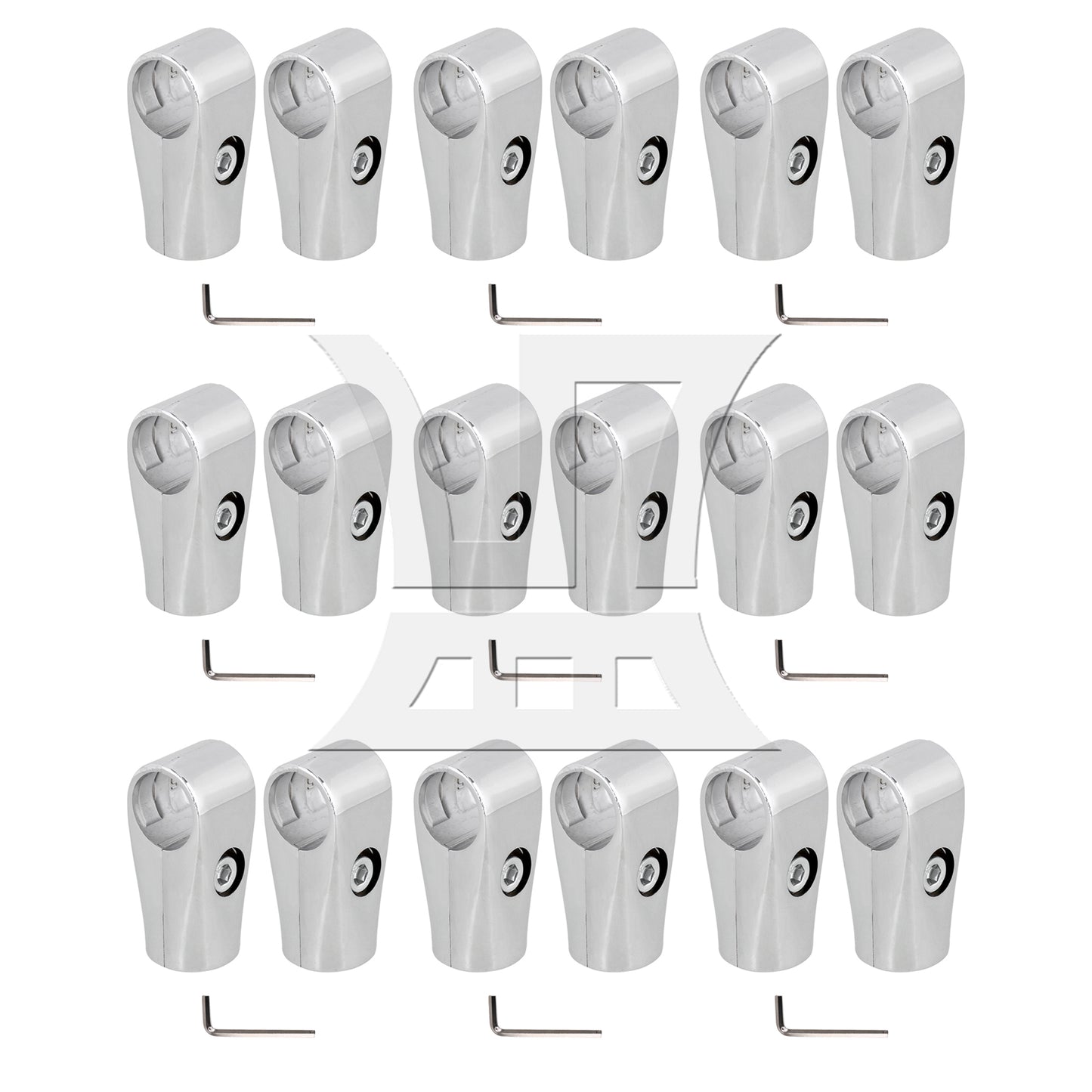 BQLZR  Metal Drying Rack Pipe Fittings Two-way Connector 0.98inch Silver
