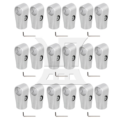BQLZR  Metal Drying Rack Pipe Fittings Two-way Connector 0.98inch Silver