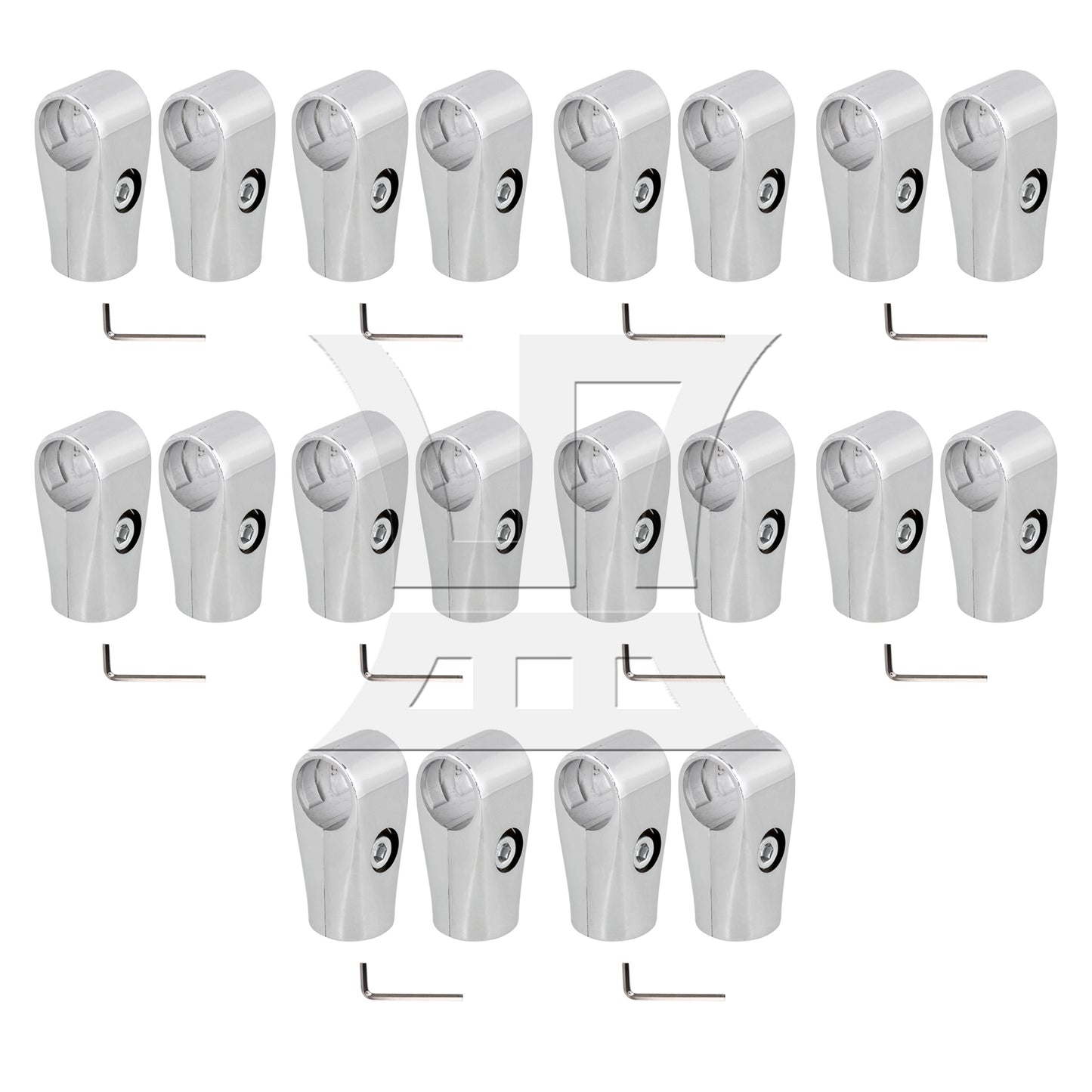 BQLZR  Metal Drying Rack Pipe Fittings Two-way Connector 0.98inch Silver