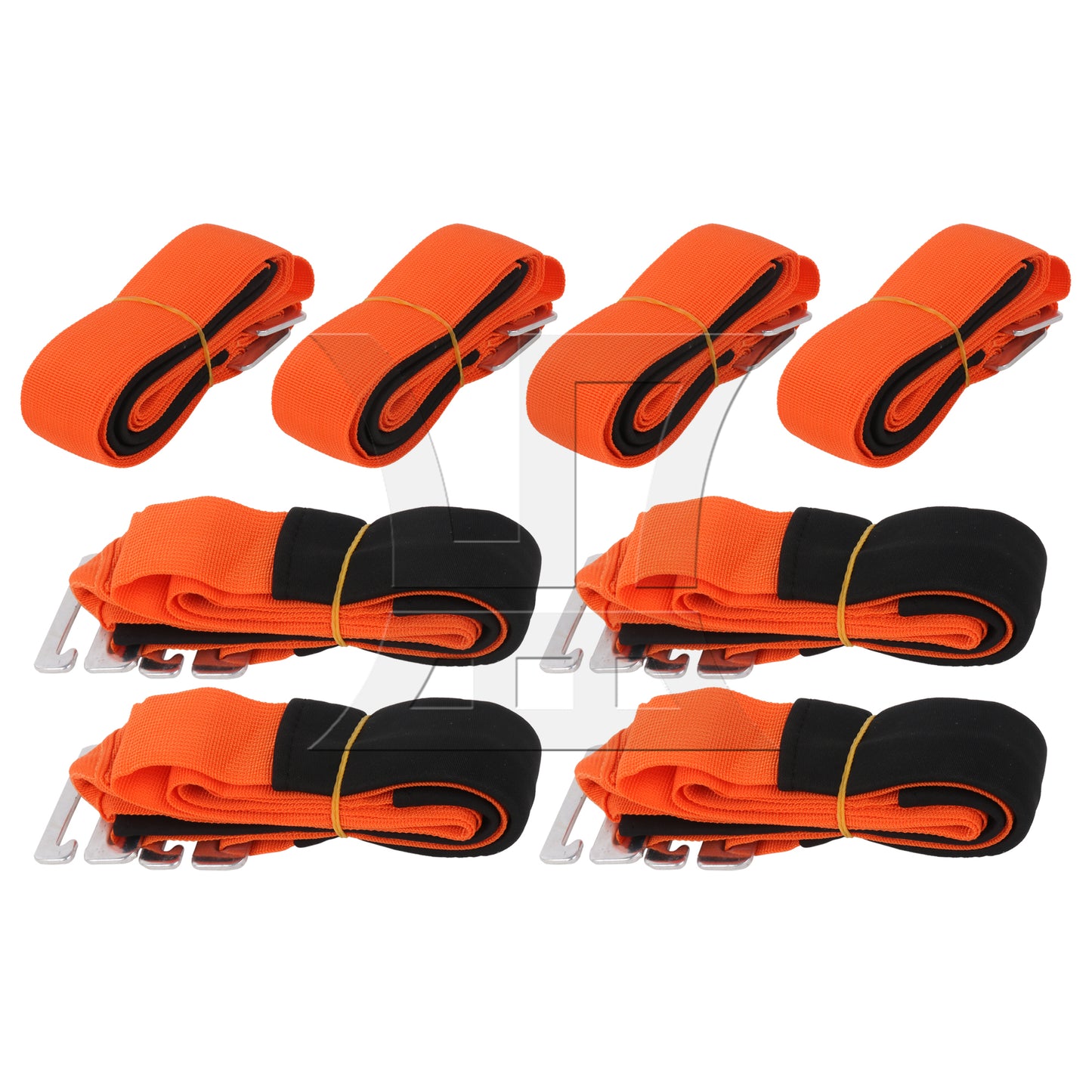 BQLZR  Professional Shoulder Lifting Straps for Furniture Orange and Black