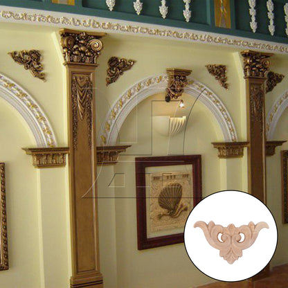 BQLZR Furniture Wooden Onlay Applique Frame 2.68" for Cabinet Dresser Wall