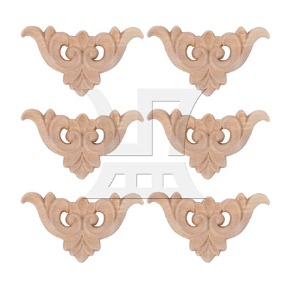 BQLZR Furniture Wooden Onlay Applique Frame 2.68" for Cabinet Dresser Wall