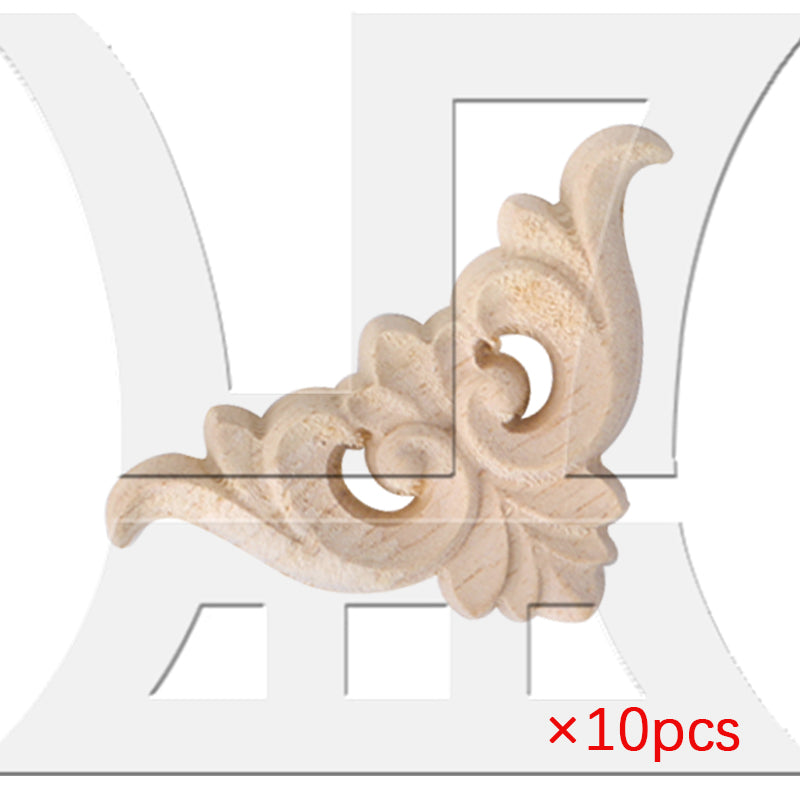 BQLZR Furniture Wooden Onlay Applique Frame 2.68" for Cabinet Dresser Wall