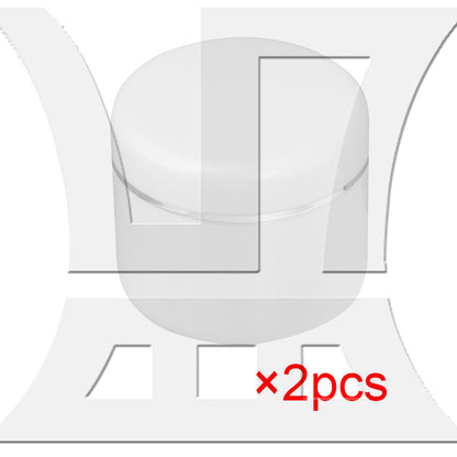 BQLZR White Creams Containers Plastic Makeup Pot for Travel Storage 30g