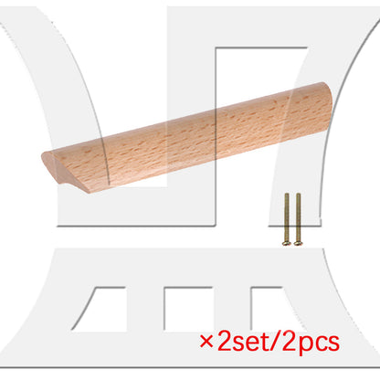BQLZR 4.92" Wooden Drawer Handle Unfinished Furniture Pulls Handles with Screws