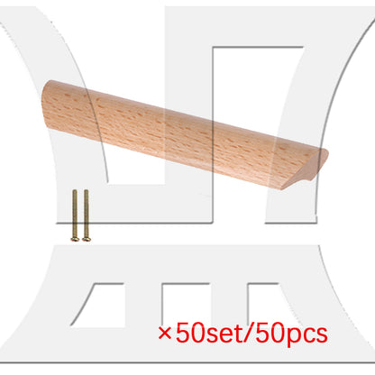 BQLZR 4.92" Wooden Drawer Handle Unfinished Furniture Pulls Handles with Screws