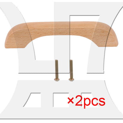 BQLZR Wood Furniture Pull Closet Drawer Knob 3.78" Hole Spacing for DIY Repair Part