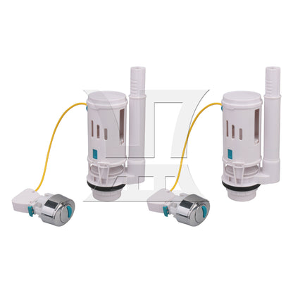 BQLZR Toilet Cistern Push Button Flush Valve for 2.36-2.95Inch Drainage