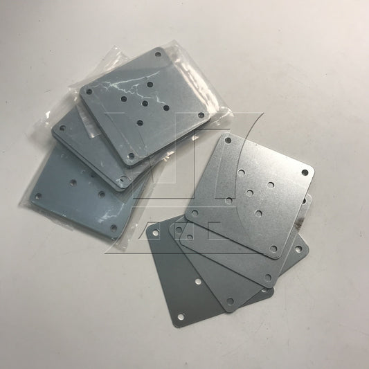 BQLZR 4sets Wooden Legs Mount Flat T Plate Connector 80x80x1.2mm Wear And Sturdy Type