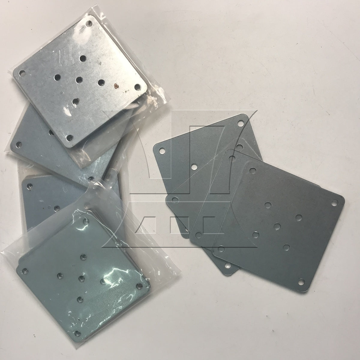 BQLZR 5sets Wooden Legs Mount Flat T Plate Connector 80x80x1.2mm Five Hole Design Extends Lifespan