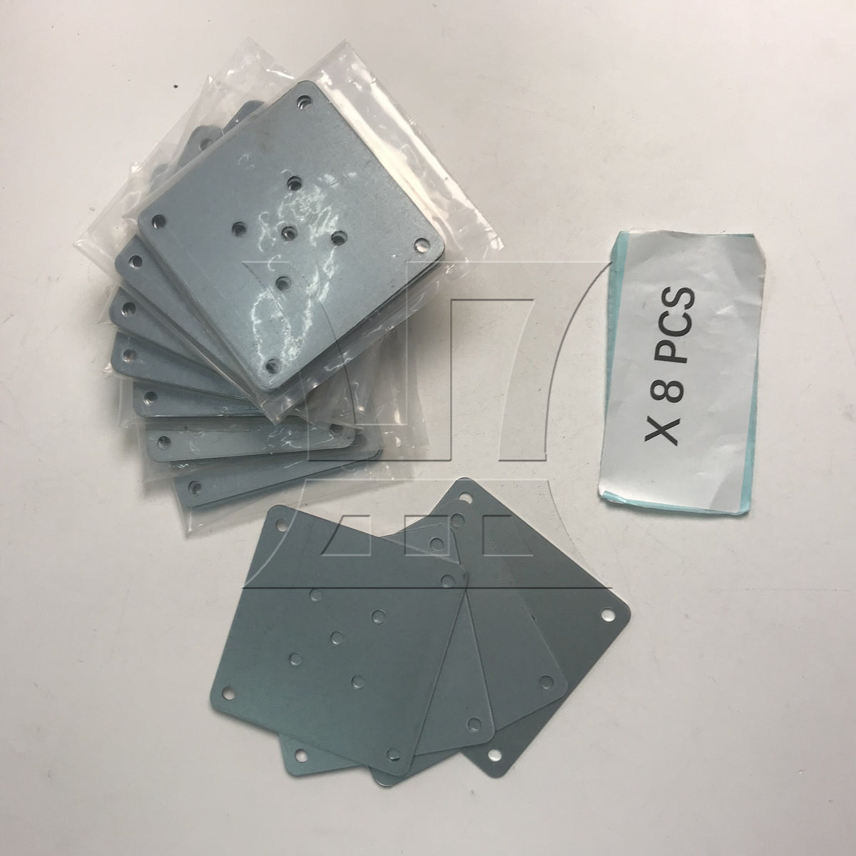 BQLZR 8sets Wooden Legs Mount Flat T Plate Connector 80x80x1.2mm Easy to Install And Quick to Repair