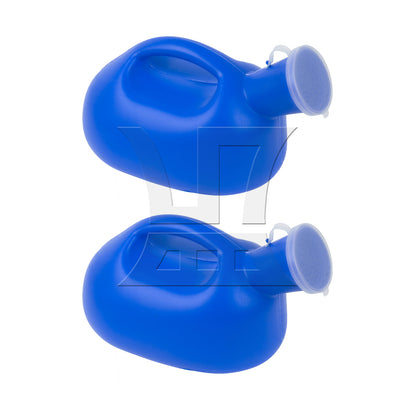 BQLZR  Blue Large Capacity Men's Urinal Bedpans for Men & Patient 2000 ml