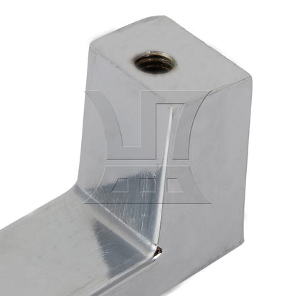 BQLZR 24 Pieces Furniture Door Knob for Dressing Tables 12.8cm Hole Spacing Silver
