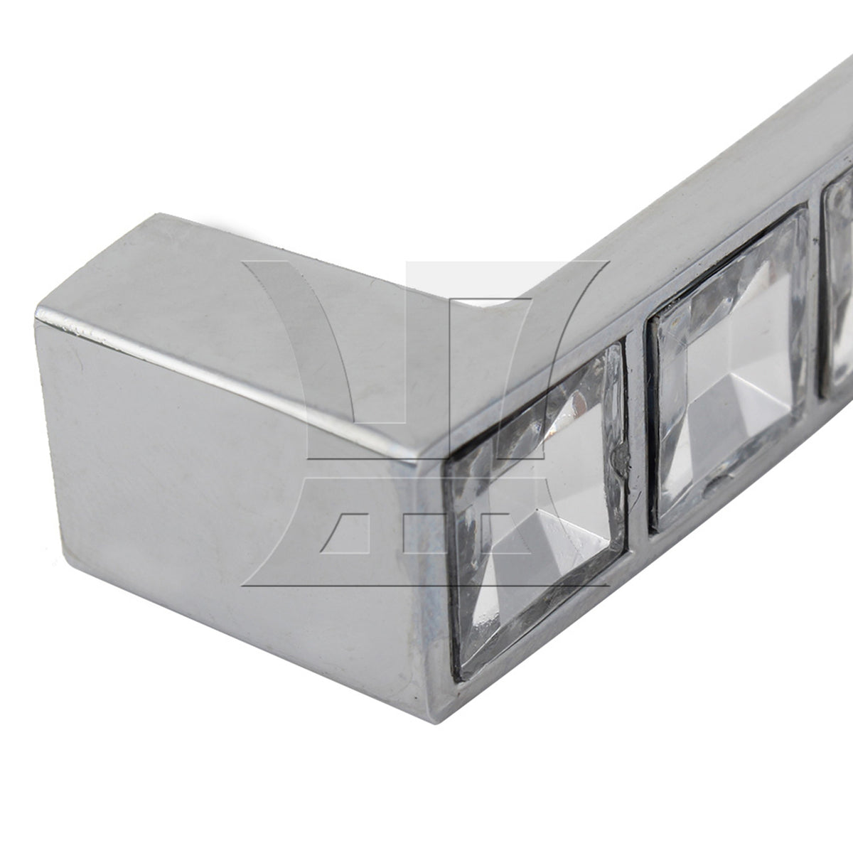 BQLZR 24 Pieces Furniture Door Knob for Dressing Tables 12.8cm Hole Spacing Silver