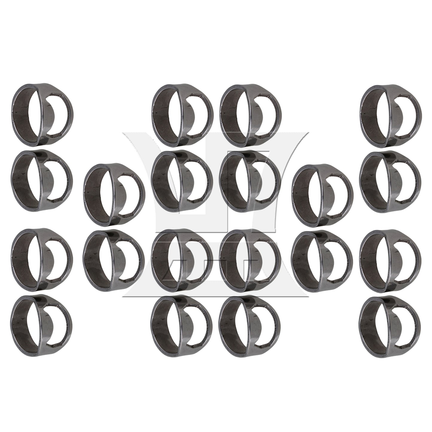 BQLZR 20 Pieces Metal Finger Ring Bottle Opener for Party 2.75x2.36x1.18inch