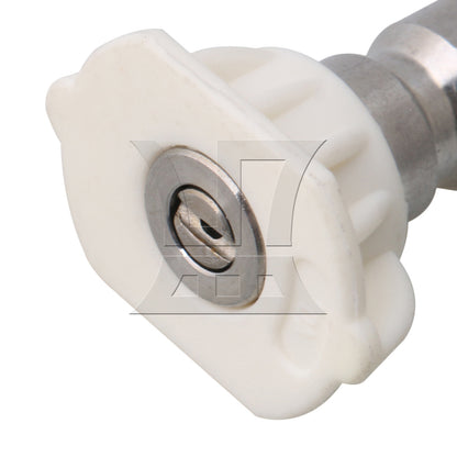 BQLZR 20Pieces White High Pressure Spray Nozzles Tips 40 Degree 1/4" Quick Connection