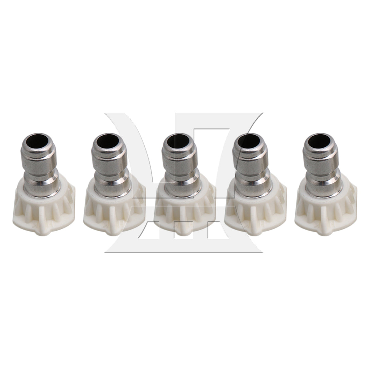 BQLZR 20Pieces White High Pressure Spray Nozzles Tips 40 Degree 1/4" Quick Connection