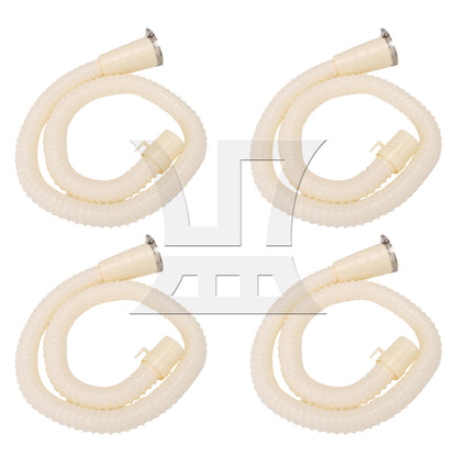 BQLZR 4 sets of multifunctional drainage pipes 1M milky yellow