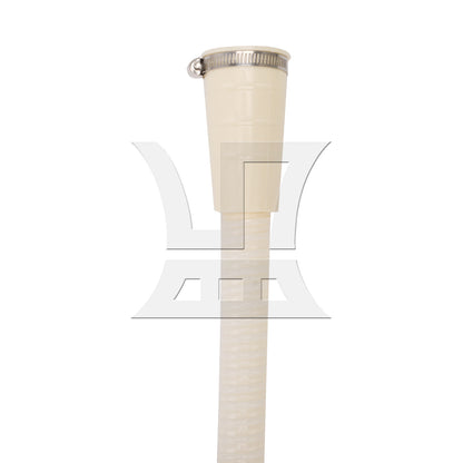 BQLZR 4 sets of multifunctional drainage pipes 1M milky yellow
