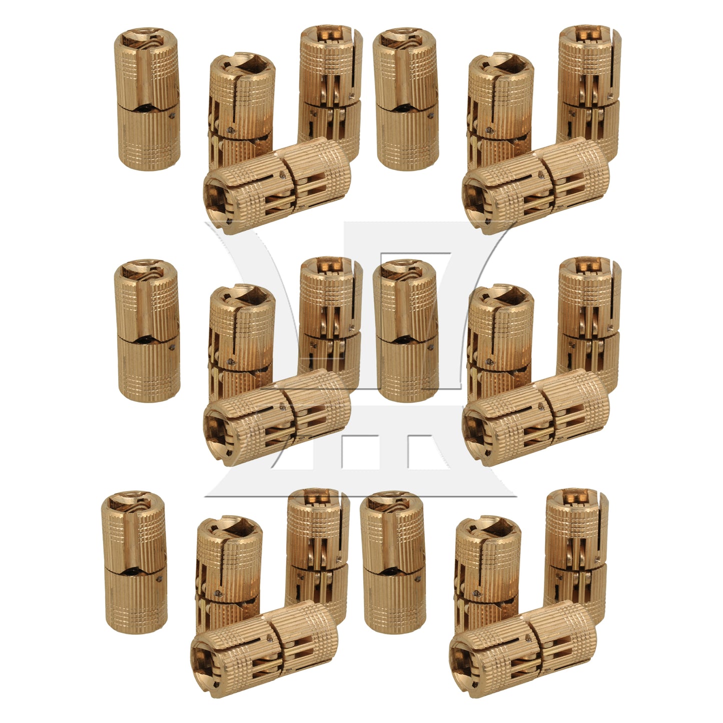 BQLZR  Copper Hidden Invisible Barrel Concealed 12mm Hinge for Cabinet Door