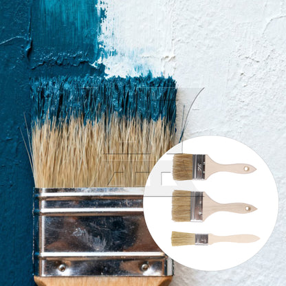 BQLZR Chip Paint Brush w/ Thickened Wood Handle for Home Decoration 1"