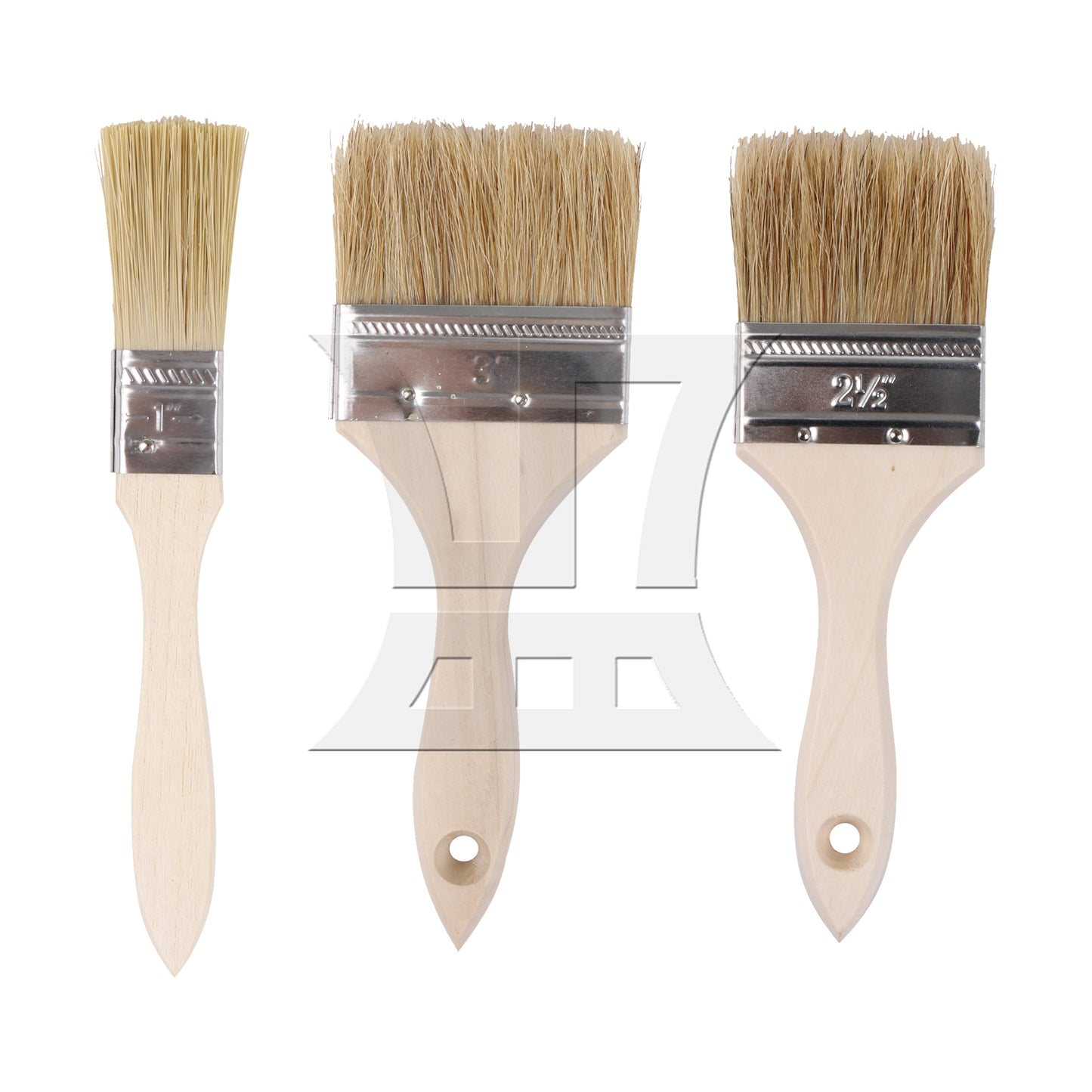 BQLZR Chip Paint Brush w/ Thickened Wood Handle for Home Decoration 1"