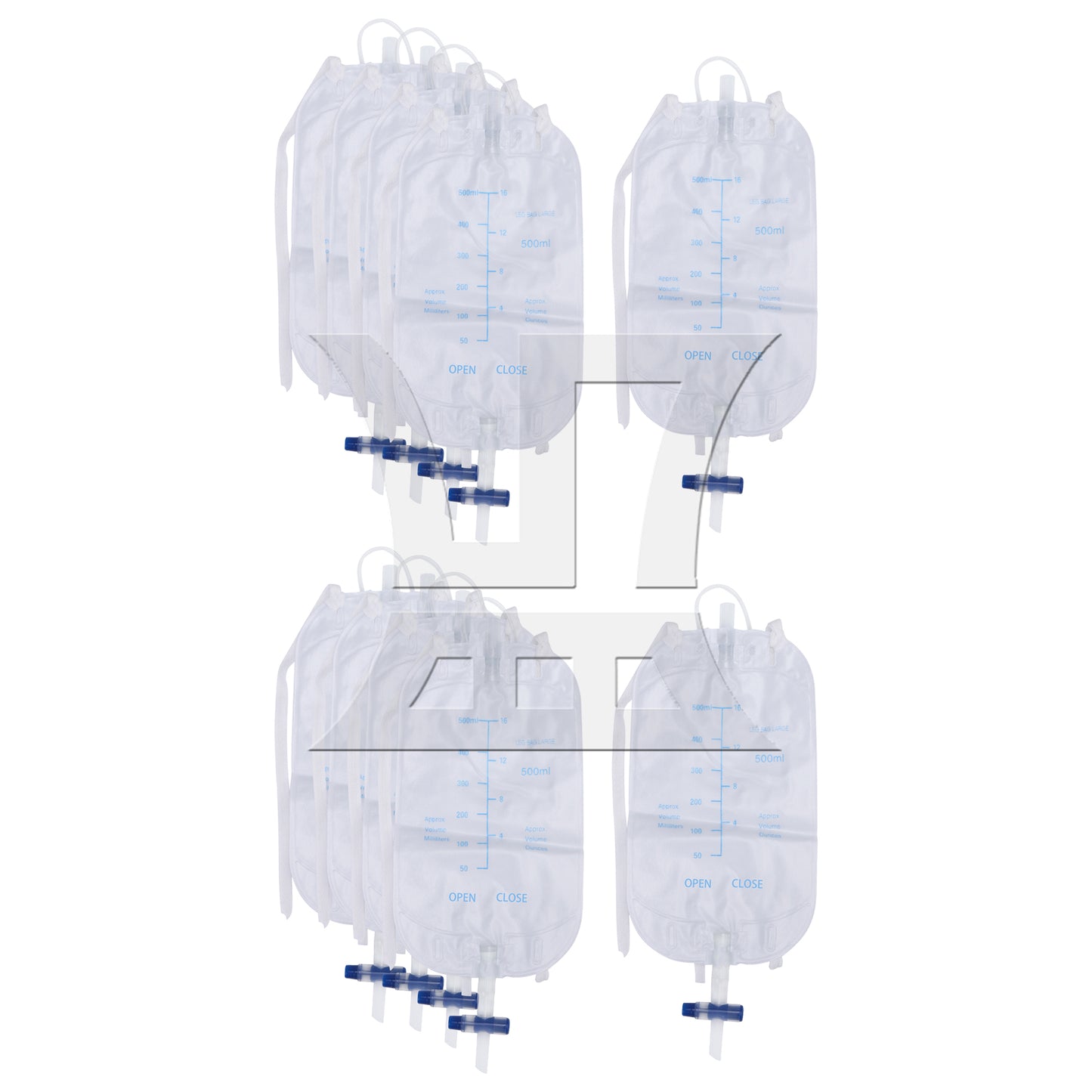 BQLZR  Urinary External Leg Bag Holder Incontinence Supply 500ml