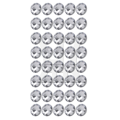BQLZR  Rhinestone Sew On Upholstery Crystal Sofa Headboard Buttons 2cm Dia
